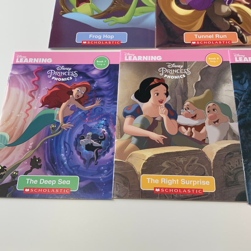 10 Disney Princess Scholastic Phonics Readers