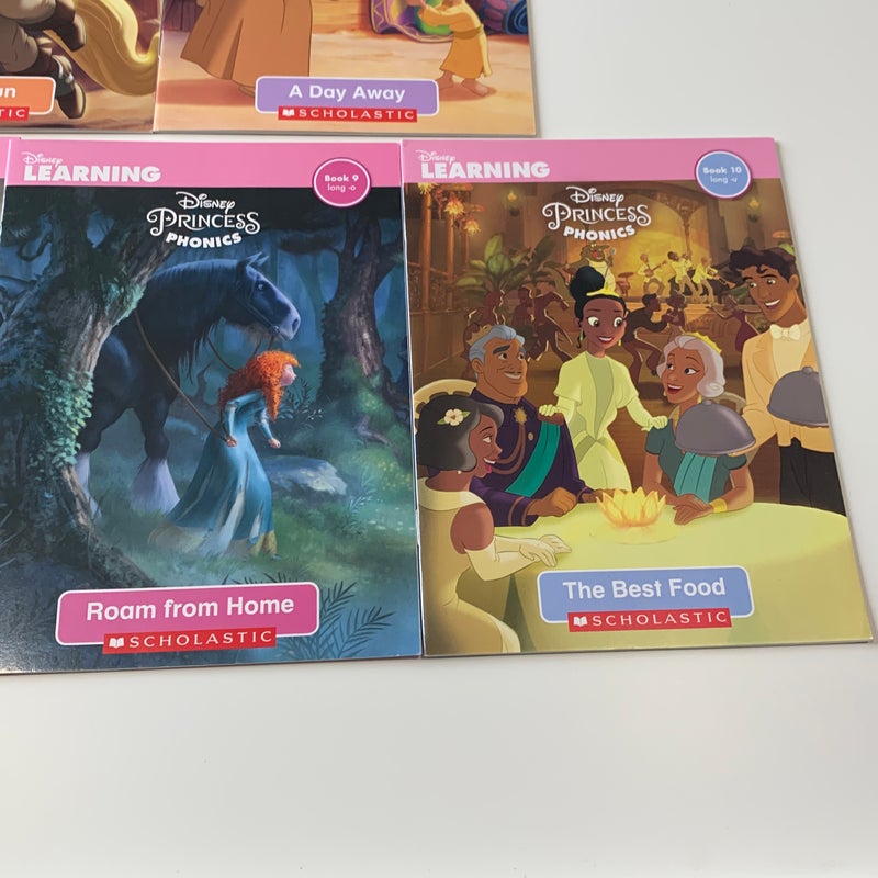 10 Disney Princess Scholastic Phonics Readers