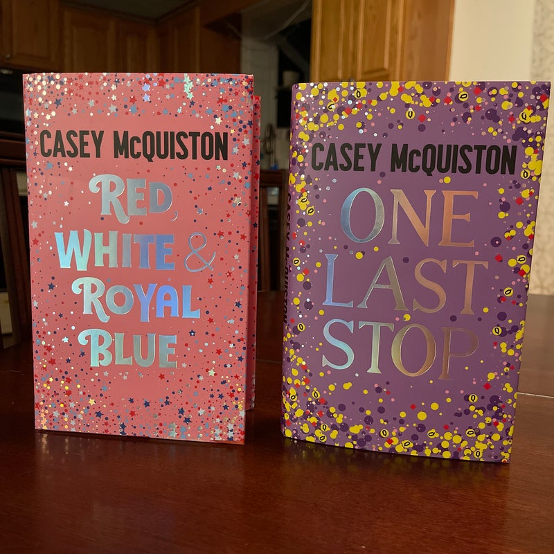 Illumicrate Editions of One Last Stop and Red White & Royal outlet Blue