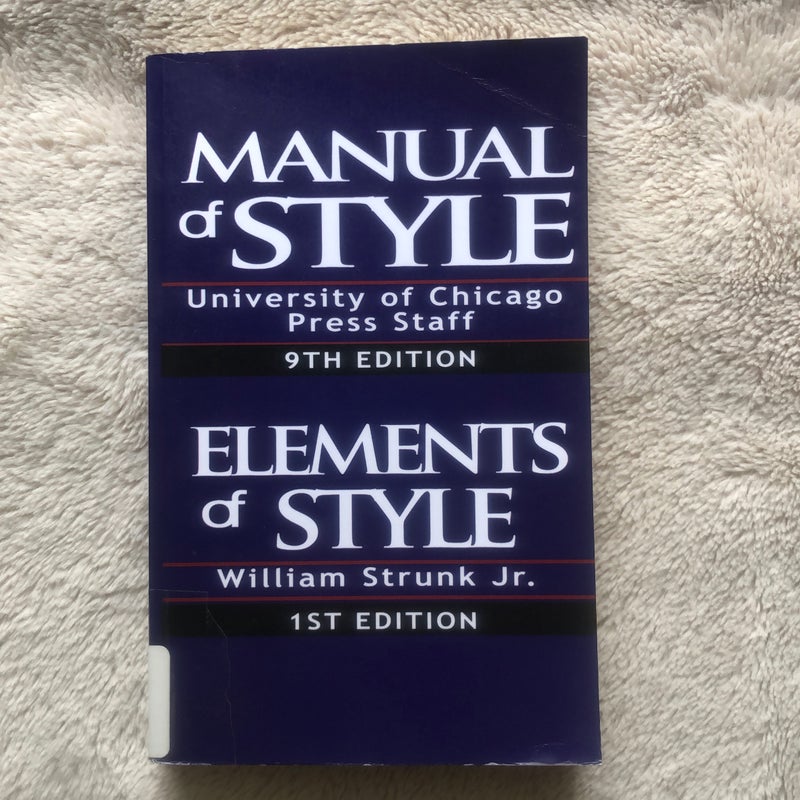 The Chicago Manual of Style and the Elements of Style, Special Edition