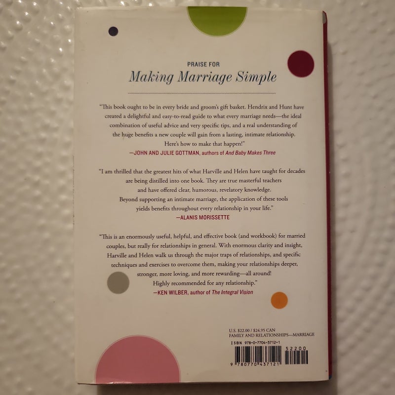 Making Marriage Simple