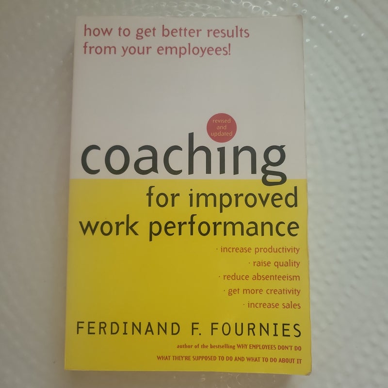 Coaching for Improved Work Performance