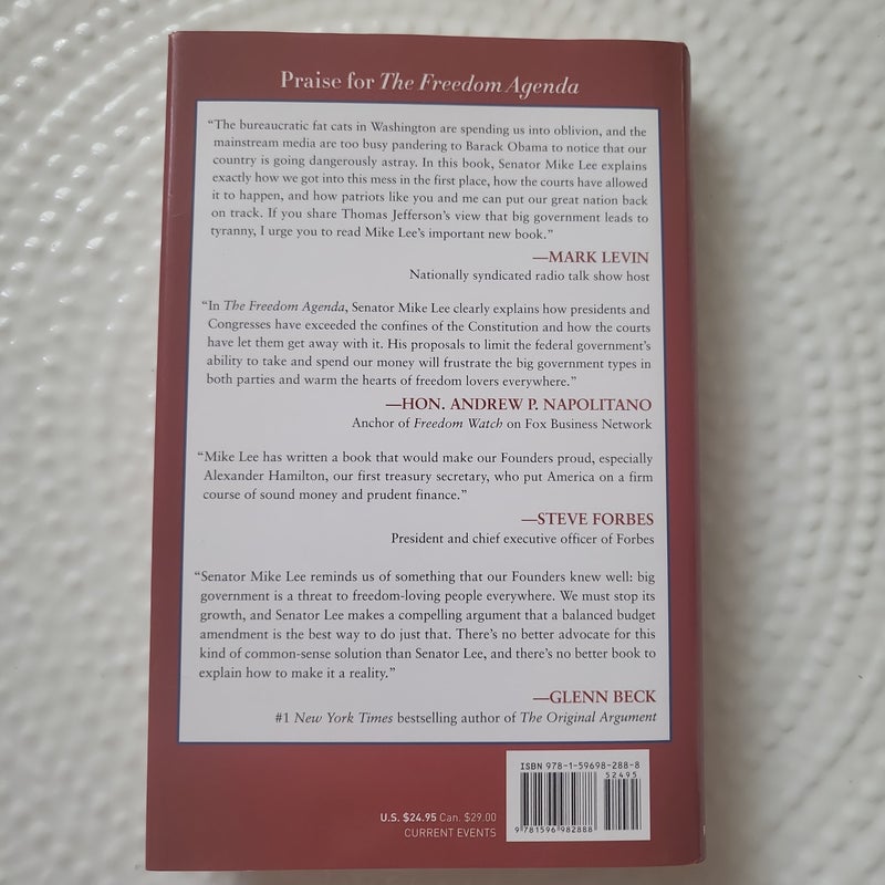 The Freedom Agenda by Mike Lee, Hardcover Pangobooks