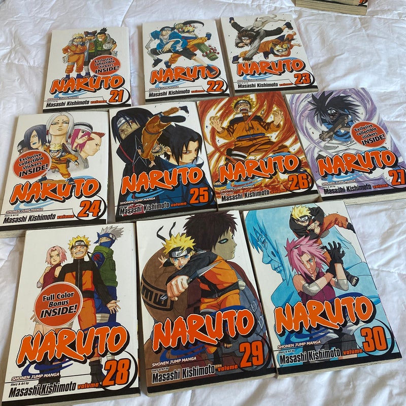 Naruto Volumes 21-30 