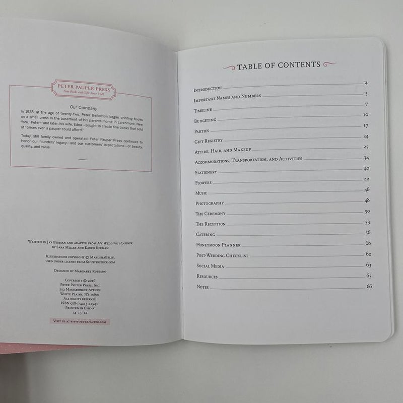 The Wedding Planner Checklist