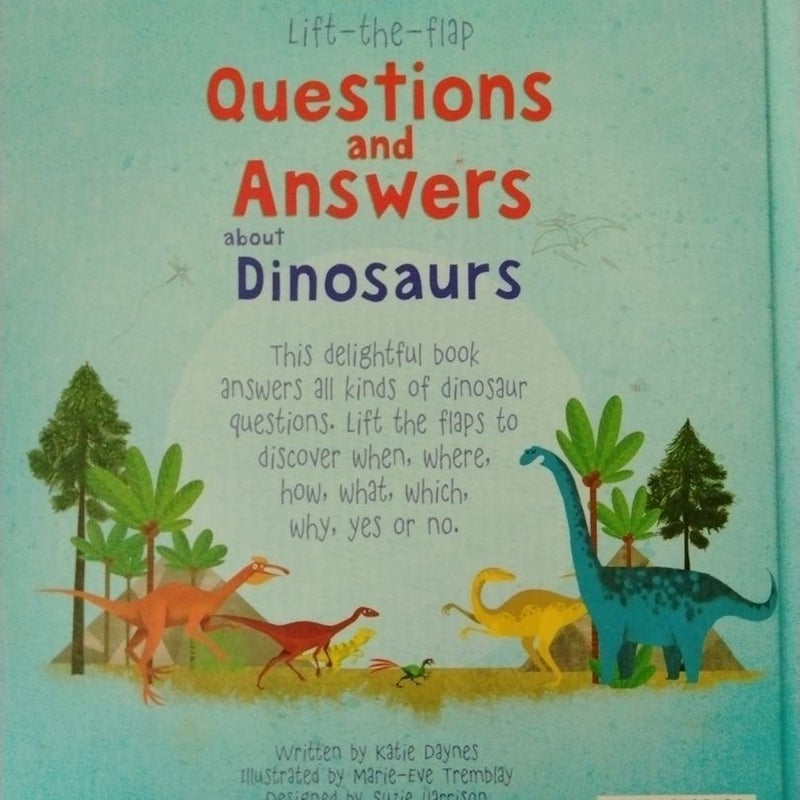 Lift-the-flap Questions and Answers about Dinosaurs 