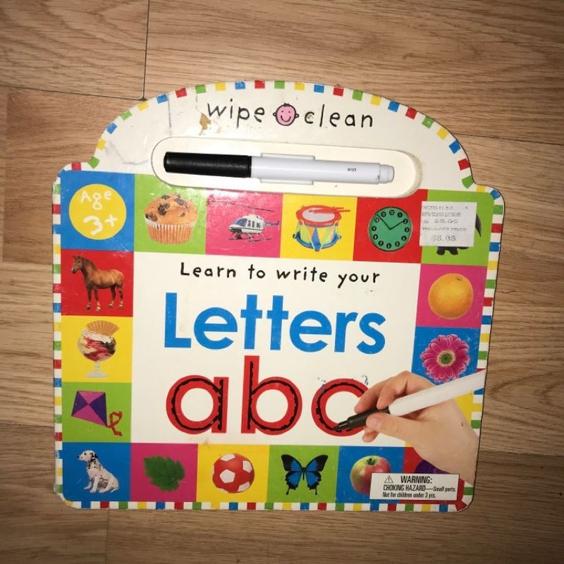 Wipe Clean: Letters