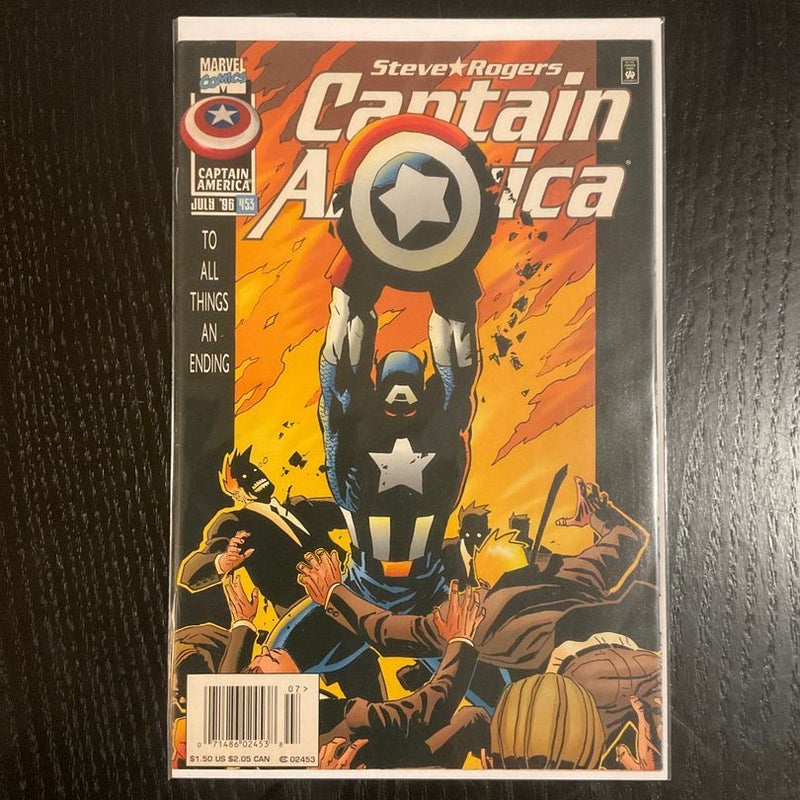 Steve Rogers Captain America #453 July 1996