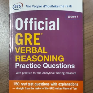 Official GRE Verbal Reasoning Practice Questions