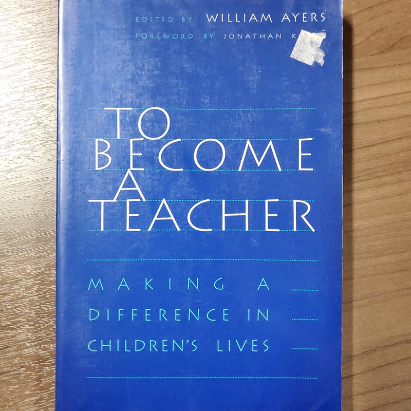 To Become a Teacher