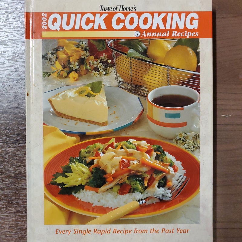 2002 Quick Cooking Annual Recipes