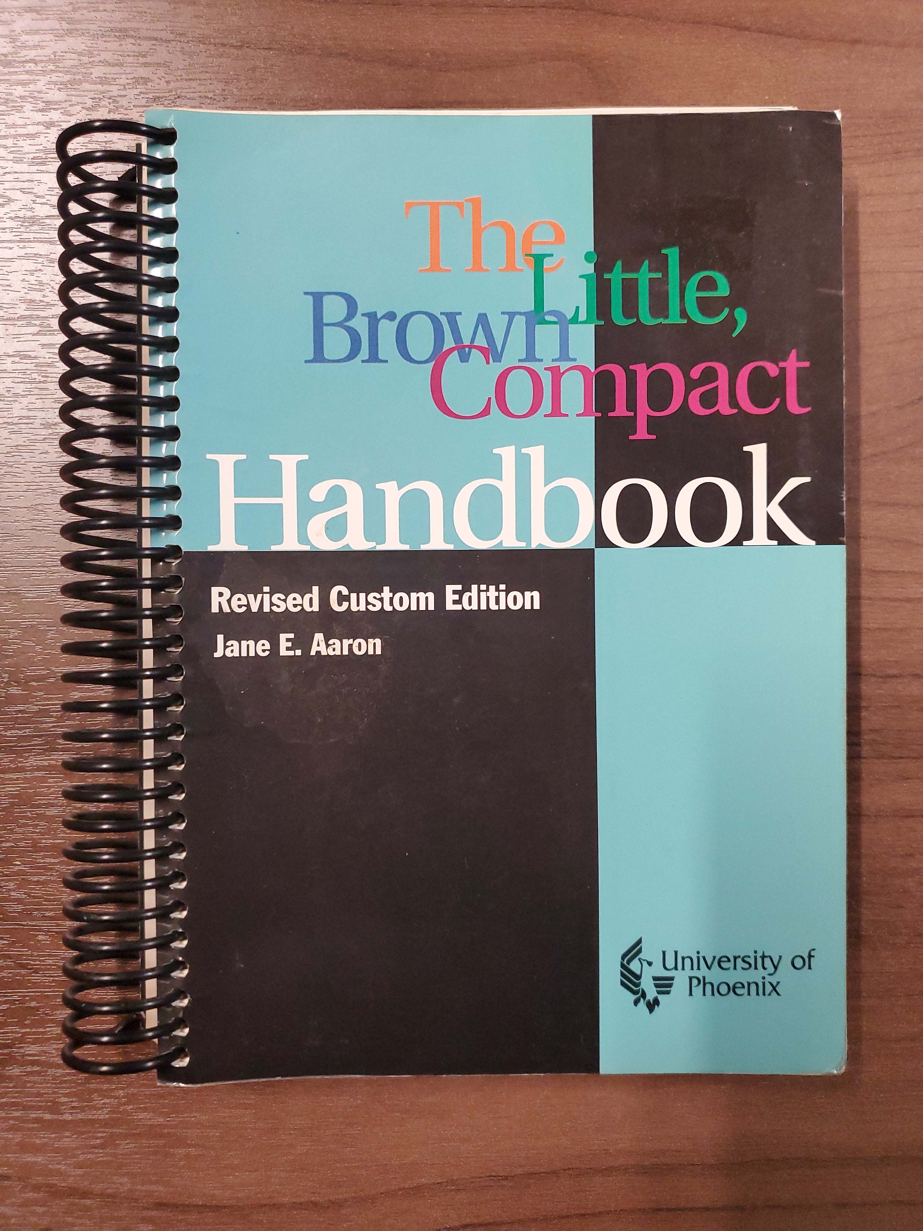 Compact　Pangobooks　Handbook　Little,　Jane　E.　Aaron,　Paperback　Brown　by