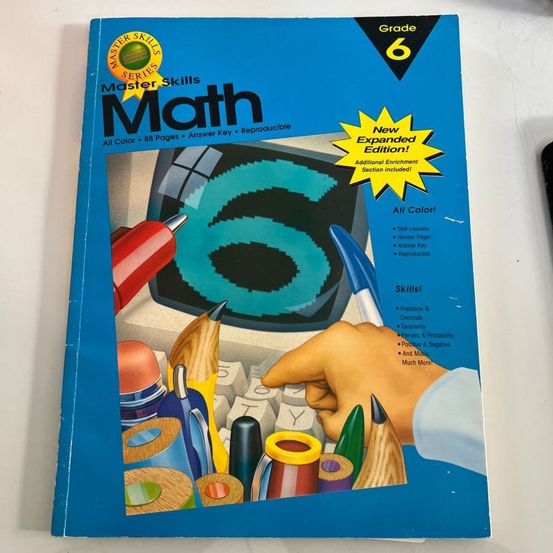 Math, Grade 6 Workbook