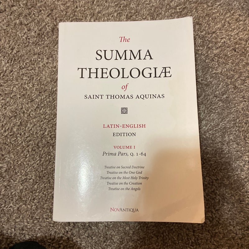 The Summa Theologiae of St. Thomas Aquinas