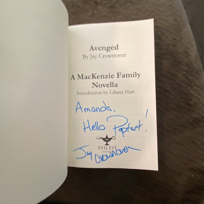 Avenged (Signed but personalized)