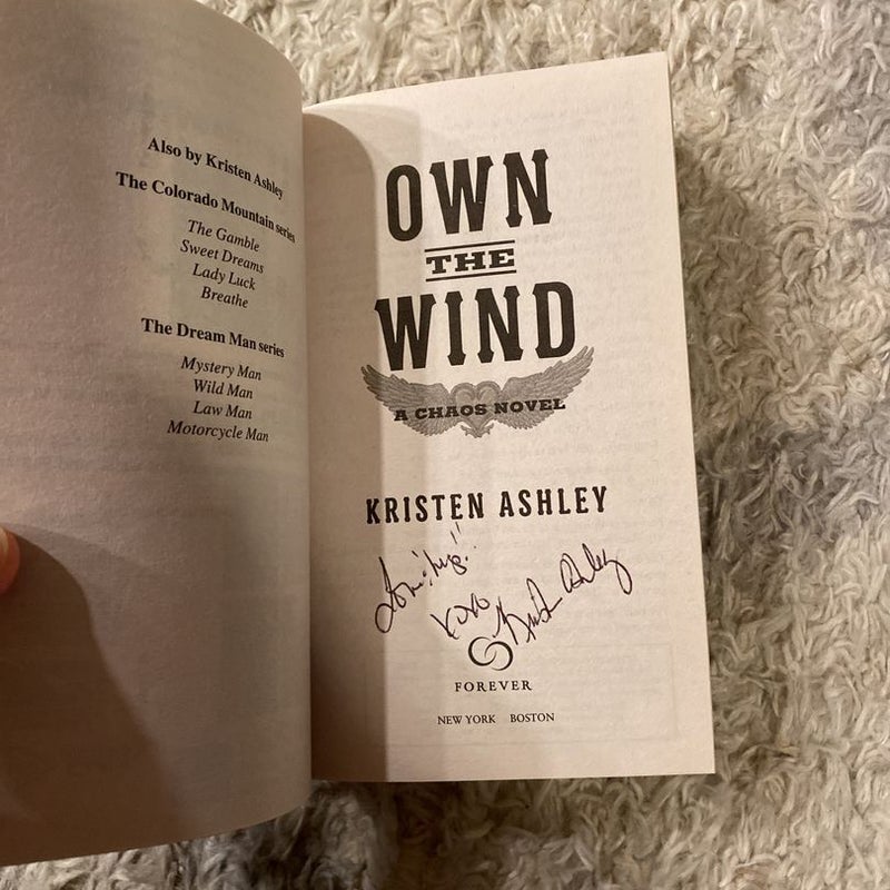 Own the Wind (Signed)