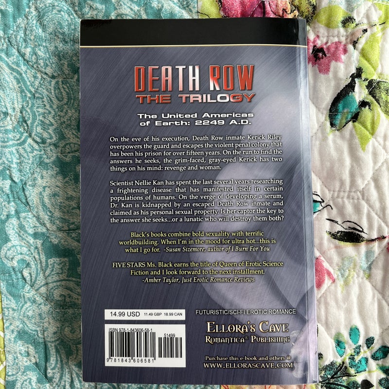 Death Row Trilogy by Jaid Black, Paperback Pangobooks