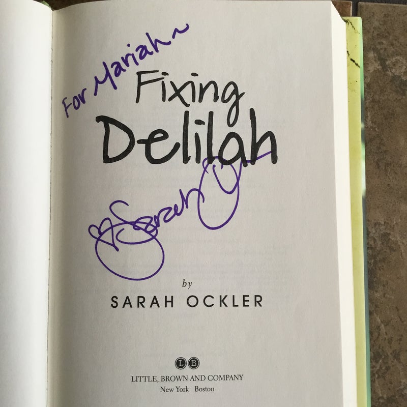 Fixing Delilah Signed Copy