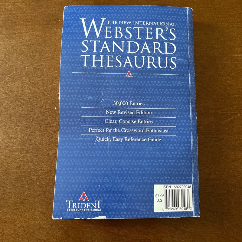 Webster’s Standard Thesaurus 