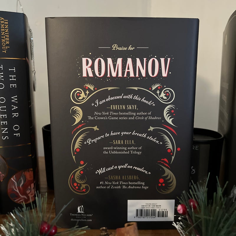 Romanov by Nadine Brandes, Hardcover | Pangobooks