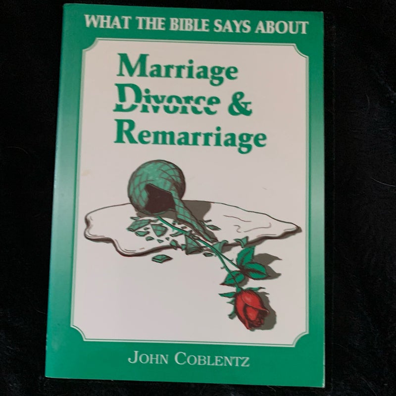 What the Bible Says about Marriage, Divorce and Remarriage by John(07)