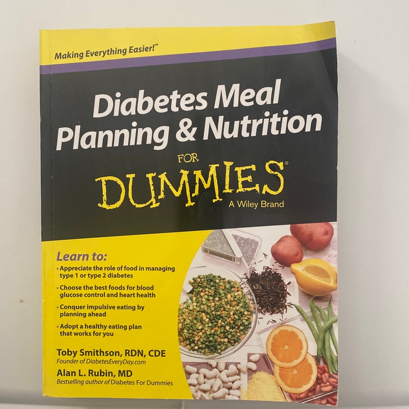 Diabetes Meal Planning and Nutrition for Dummies