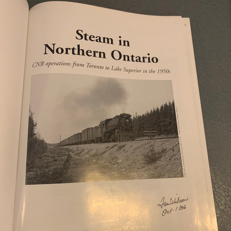 Steam in Northern Ontario