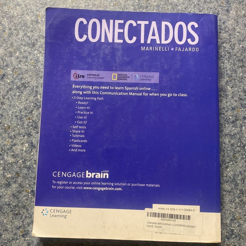 Conectados (with Communication Manual and ILrn Heinle Learning Center, 4 Terms (24 Months) Printed Access Card)