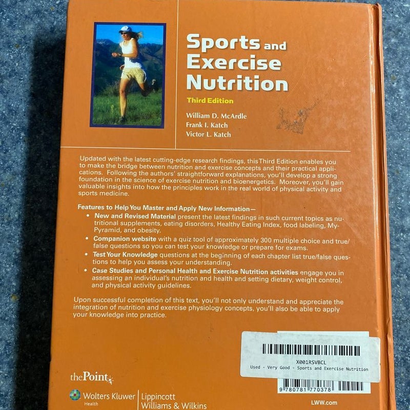 Sports and Exercise Nutrition