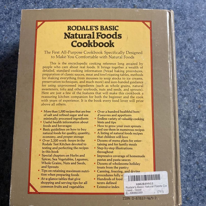 Rodale's Basic Natural Foods Cookbook