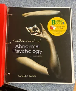 Fundamentals of Abnormal Psychology (Loose Leaf)