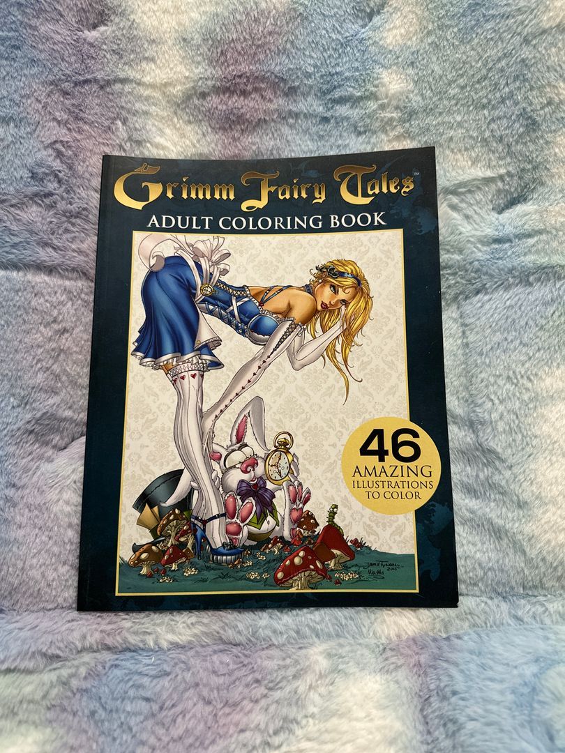 Grimm Fairy Tales Adult Coloring Book