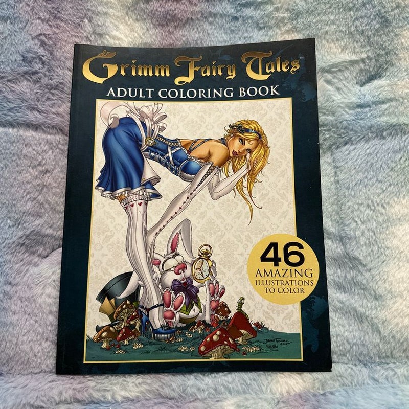 Grimm Fairy Tales Adult Coloring Book