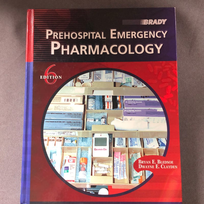 Prehospital Emergency Pharmacology