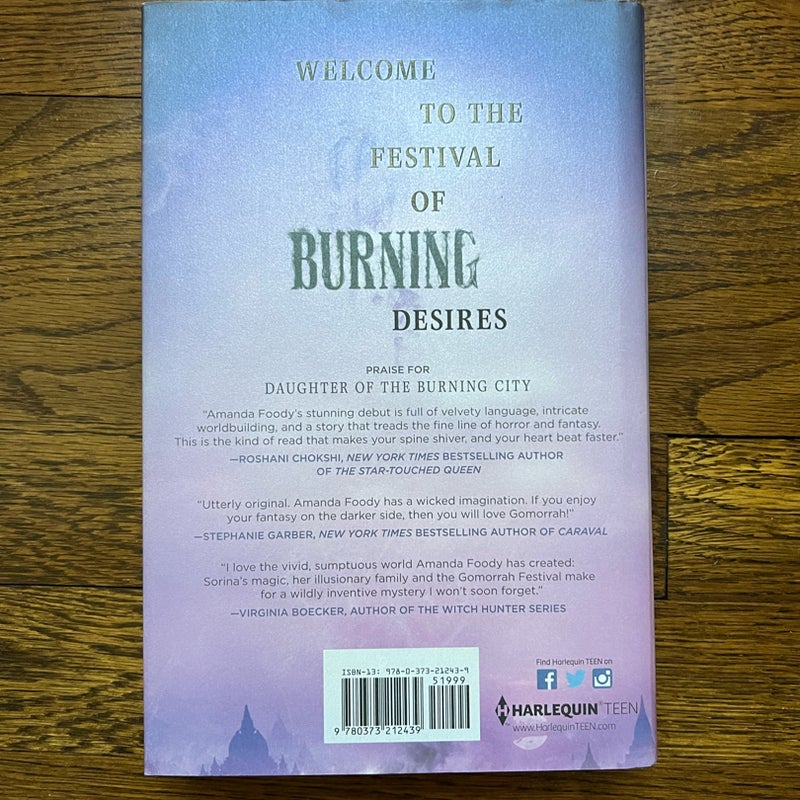 Daughter of the Burning City SIGNED