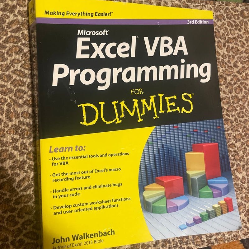 Excel VBA Programming for Dummies®