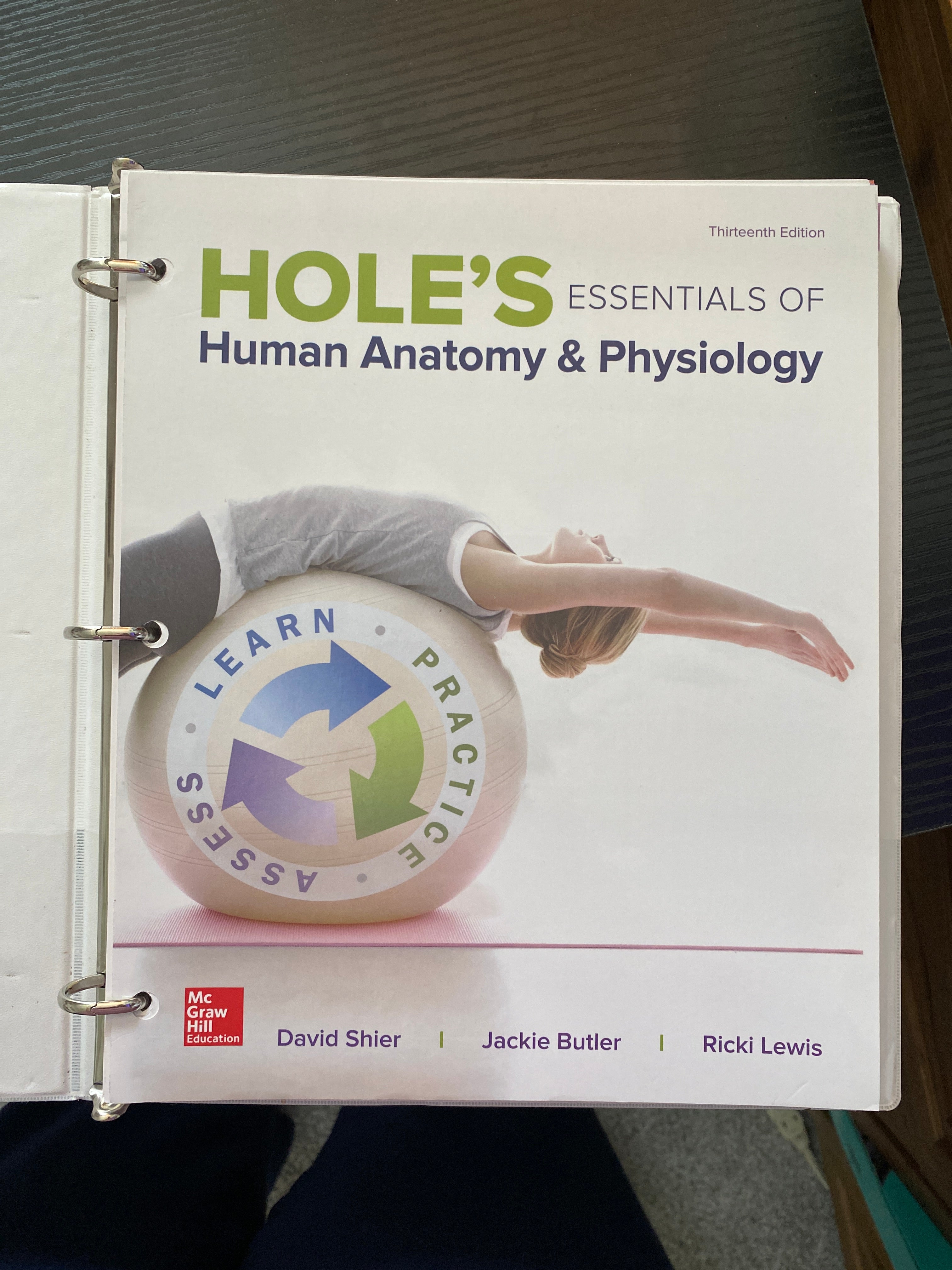 Loose Leaf For Holes Essentials Human Anatomy & Physiology By David N ...