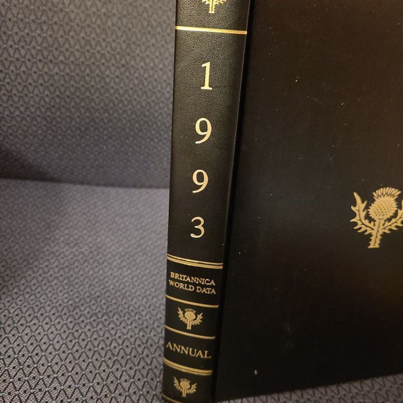 1993 Britannica Book Of The Year Enciclopaedia 