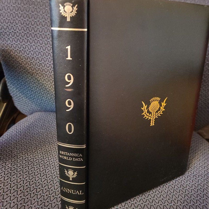 1990 Britannica  Book Of The Year 