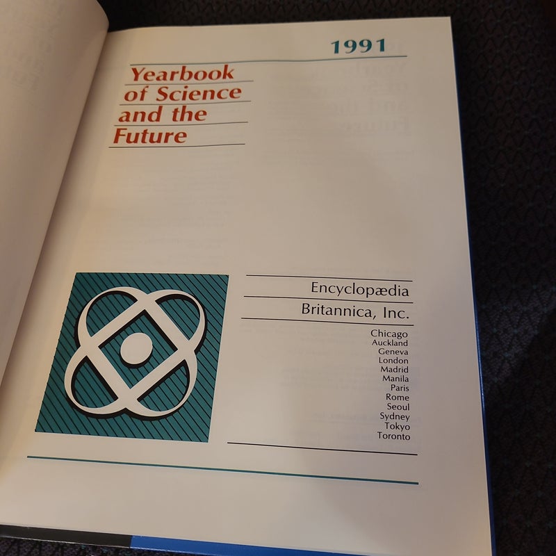 1991 Year Of Science and the Future Encyclopaedia 