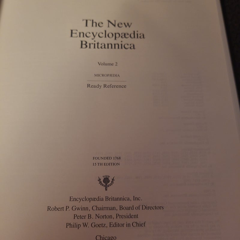 The New Encyclopaedia Britannica Volume 2