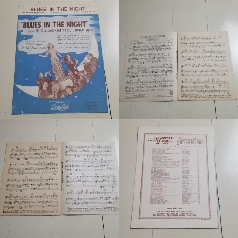 3 Pieces of 1940s Sheet Music