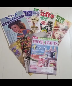 Lot of Vintage Craft Magazines