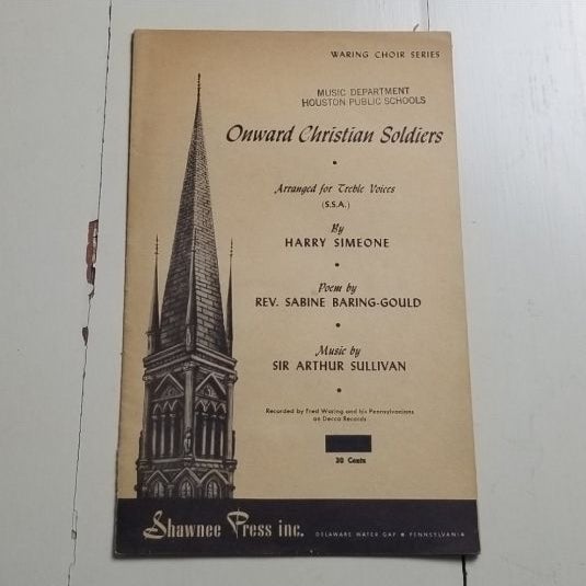 Lot of Vintage Choral Sheet Music