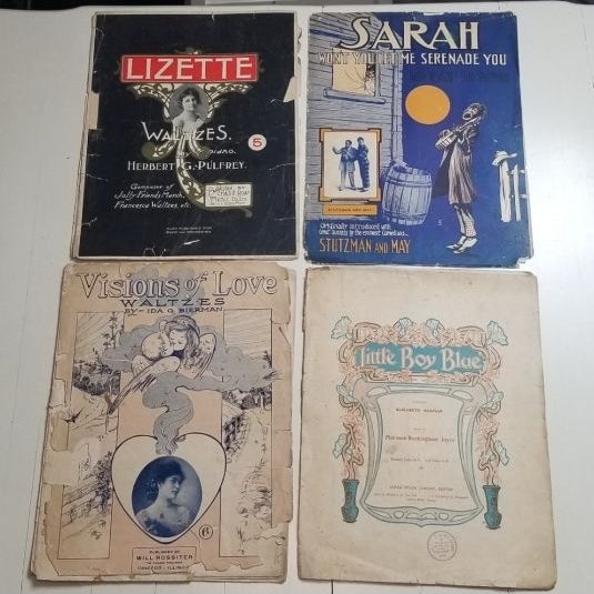 Lot of Pre-1910  Sheet Music