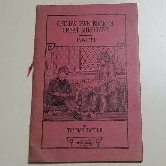 *ANTIQUE* Children's Own Book of Great Musicians - Bach