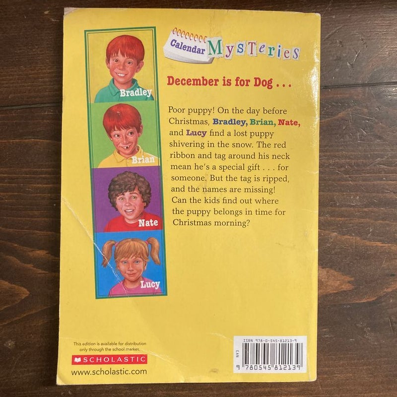 December Dog - Calendar Mysteries - Ron Roy