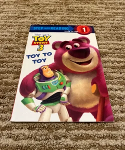 Toy to Toy (Disney/Pixar Toy Story 3) by Tennant Redbank: 9780385389518 |  : Books