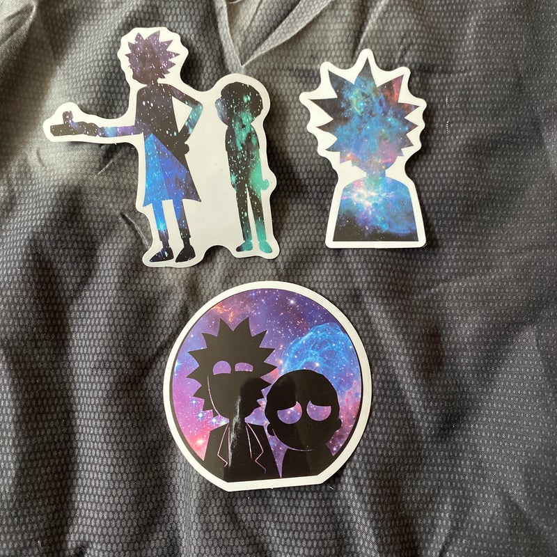Ricky and morty stickers 