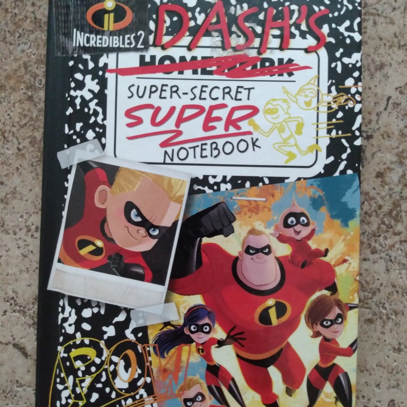 Disney Pixar Incredibles 2: Dash's Super-Secret Super Notebook